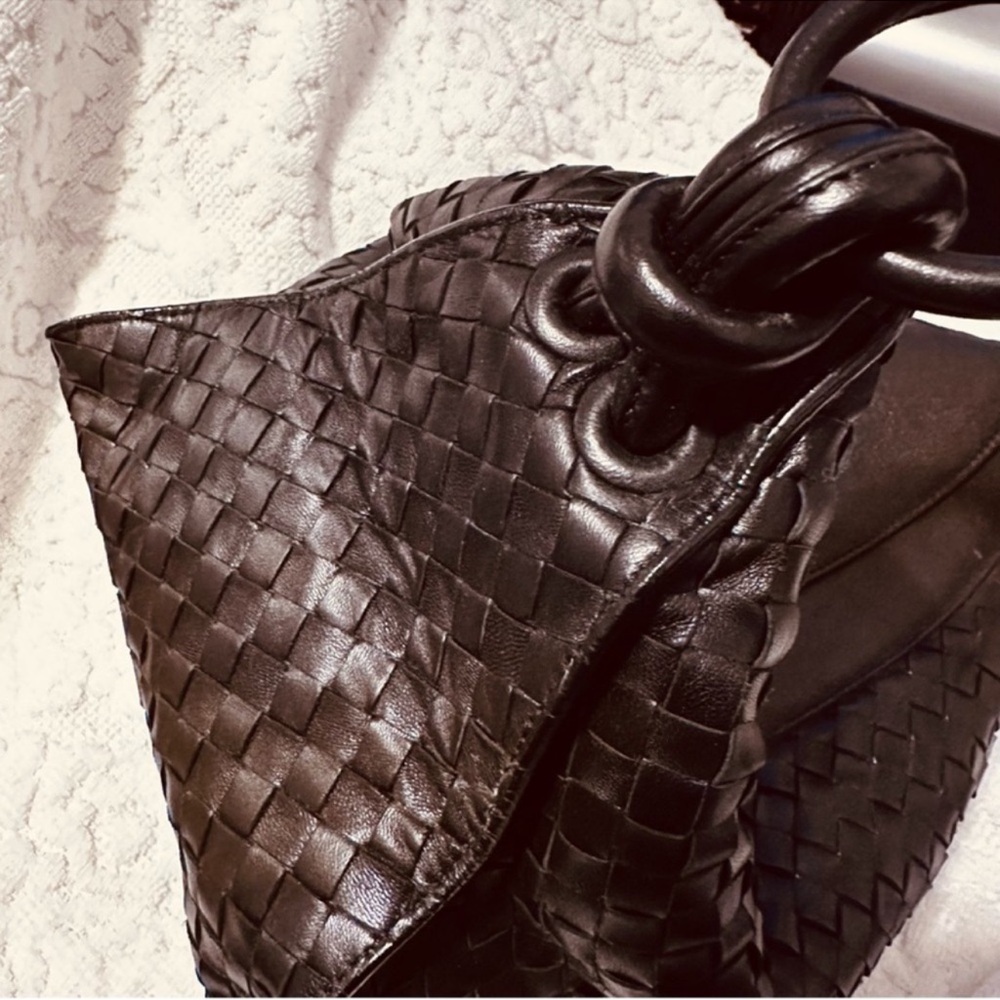 Bottega Veneta | Handbag | Vintage Intrecciato Leather Flap Bag - Picture 13 of 16